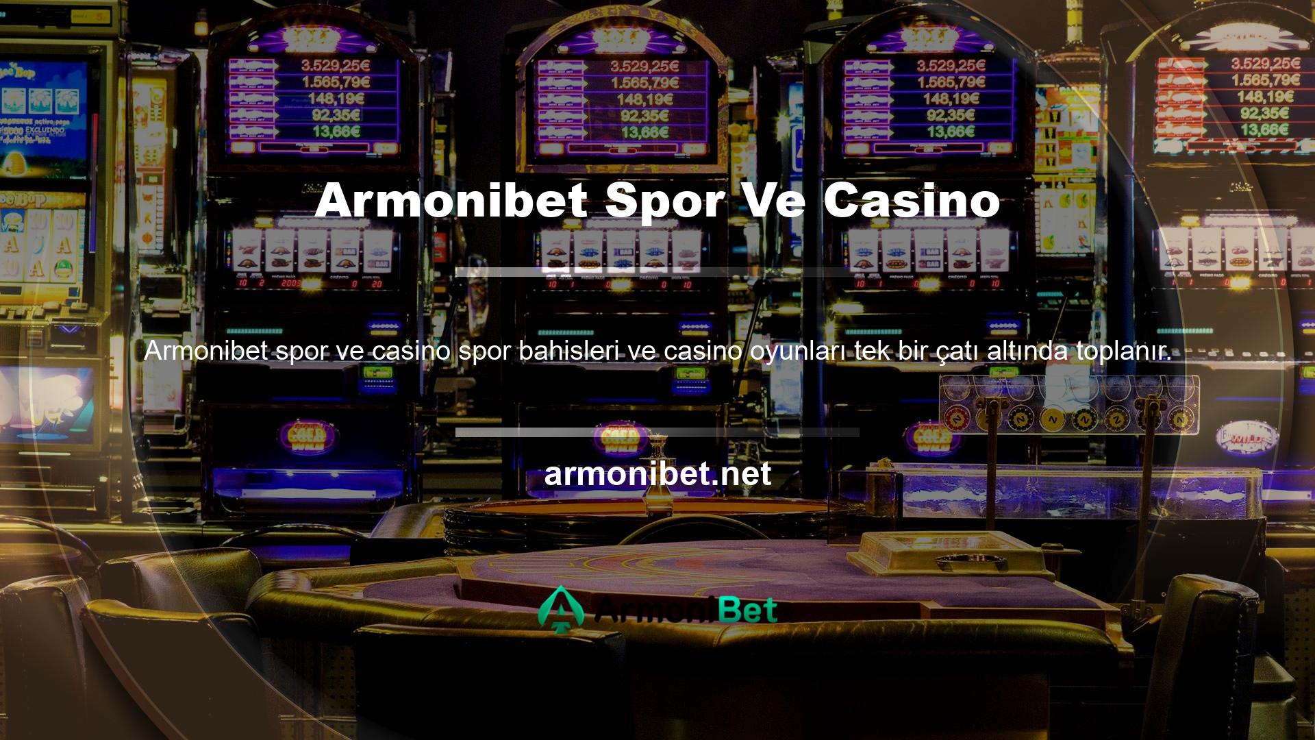 Armonibet bir üyesi olmak, günün herhangi bir saatinde herhangi bir oyun platformunda en yüksek oranlarla oynayabileceğiniz anlamına gelir
