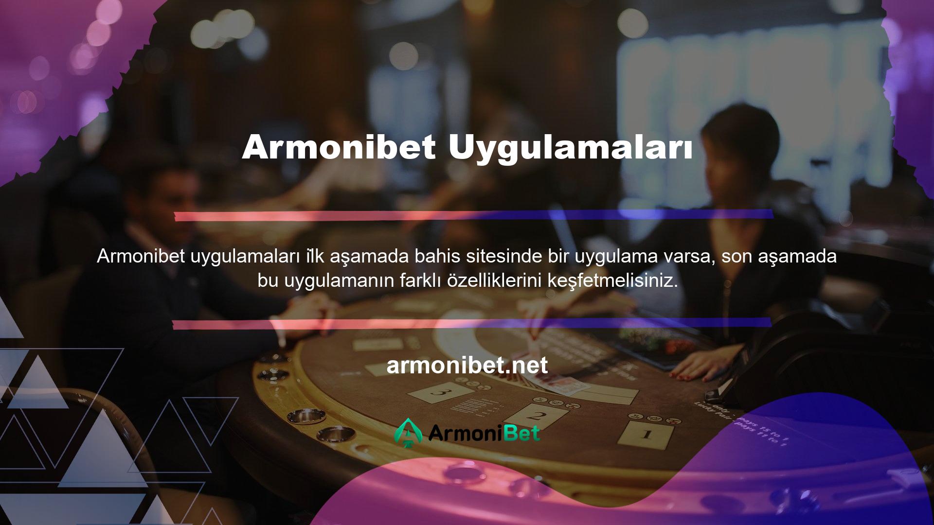Şimdi, araştırdığımız Armonibet mevcut olduğunda, hem Android hem de iOS uygulamaları var, o zaman bu makalenin geri kalanını tanıtmak için bir seçenek olup olmadığını göreceğiz